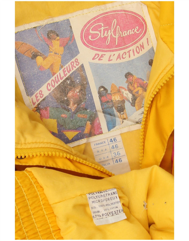 Vintage Mens Ski Jacket IT 46 Small Multicoloured Colourblock Polyamide