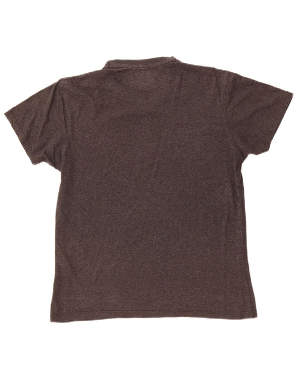 RUSSELL ATHLETIC Mens Graphic T-Shirt Top Medium Grey Cotton