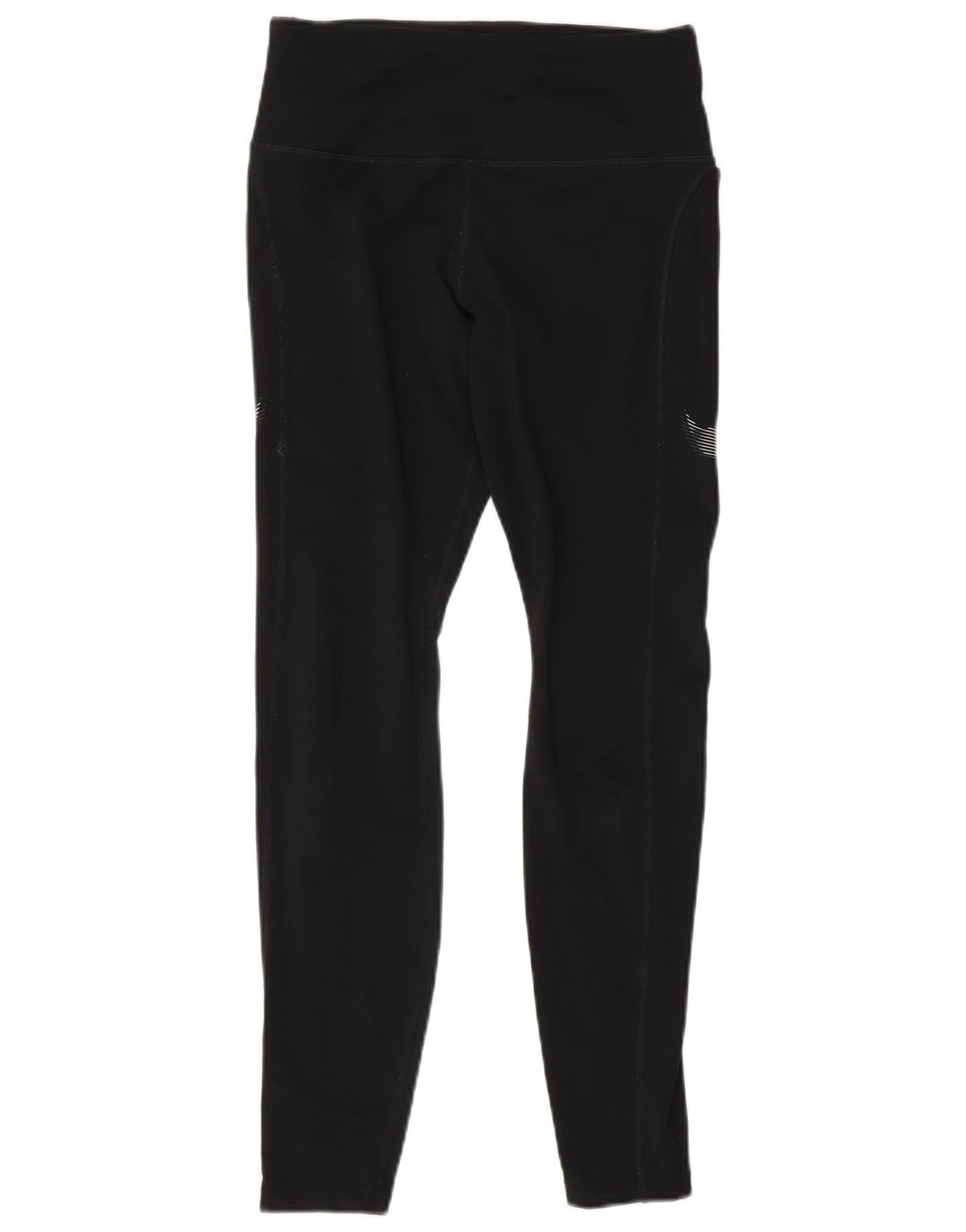 Nike Womens Dri Fit Leggings UK 8 Small Black Colourblock Polyester