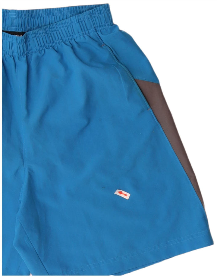Under Armour Mens Heat Gear Sport Shorts Medium Blue Colourblock Polyester