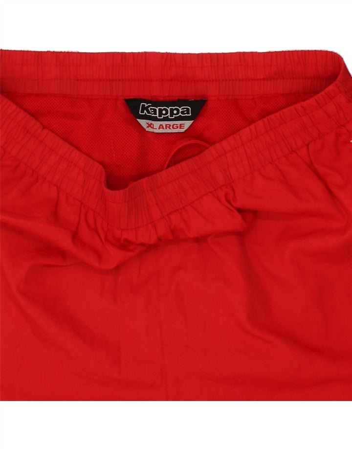 KAPPA Mens Sport Shorts XL Red Vintage Kappa and Second-Hand Kappa from Messina Hembry 