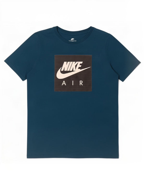 Nike Boys Graphic T-Shirt Top 12-13 Years Large Blue Cotton