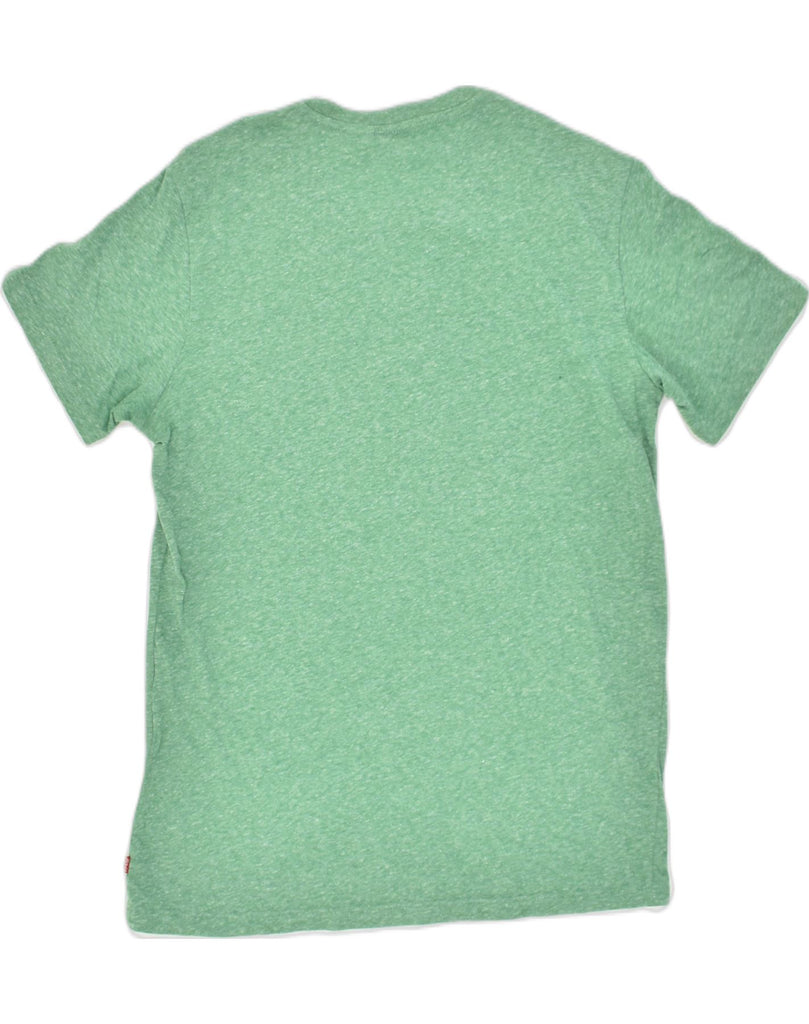 LEVI'S Mens Graphic T-Shirt Top Medium Green Cotton | Vintage Levi's | Thrift | Second-Hand Levi's | Used Clothing | Messina Hembry 