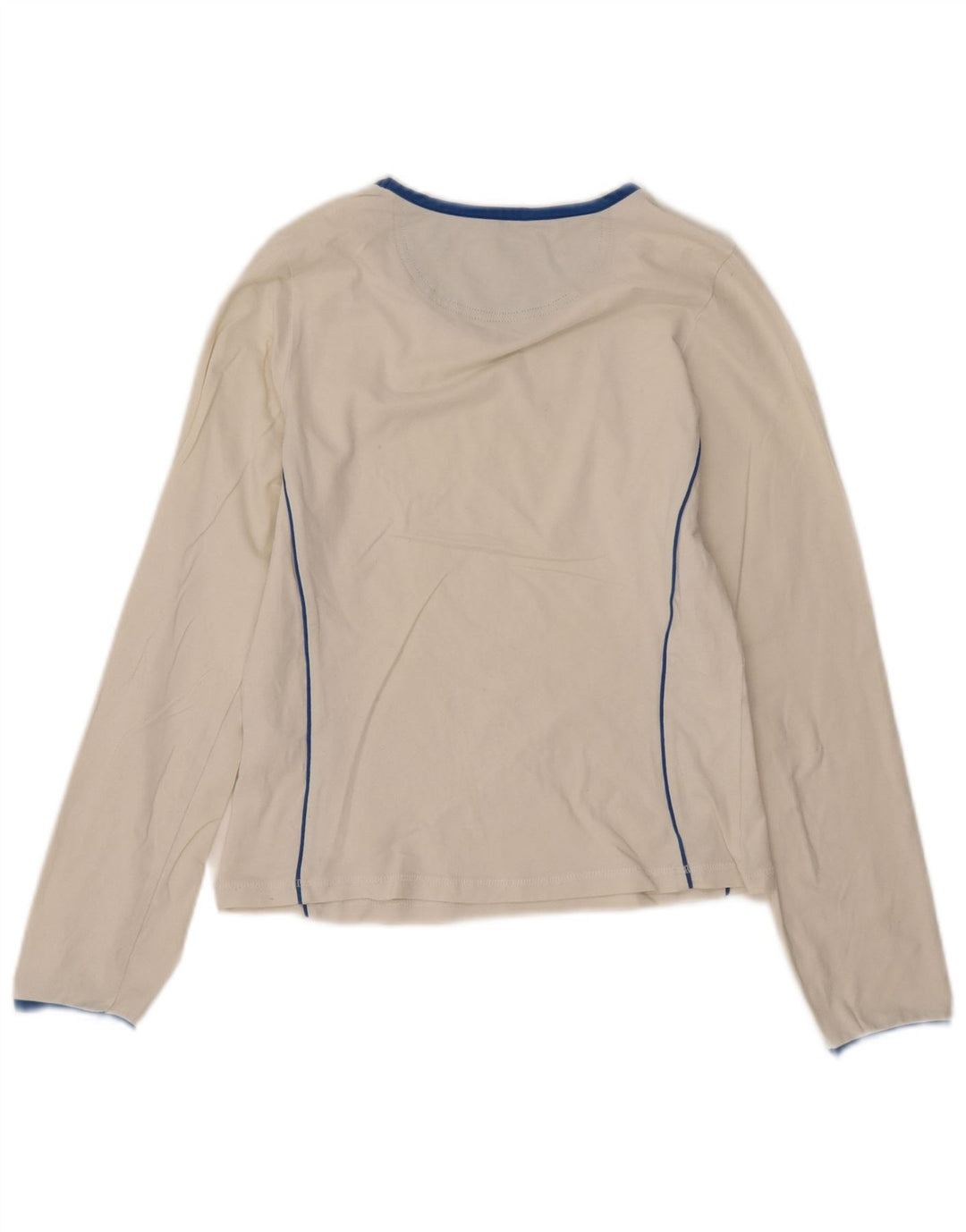 CHAMPION Womens Graphic Top Long Sleeve UK 14 Large White