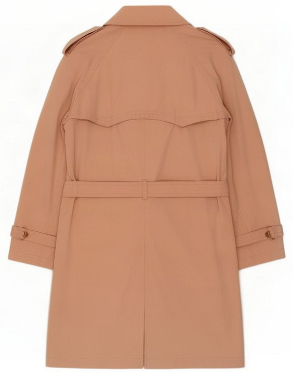 Brooksfield Womens Trench Coat IT 40 Small Orange Polyester