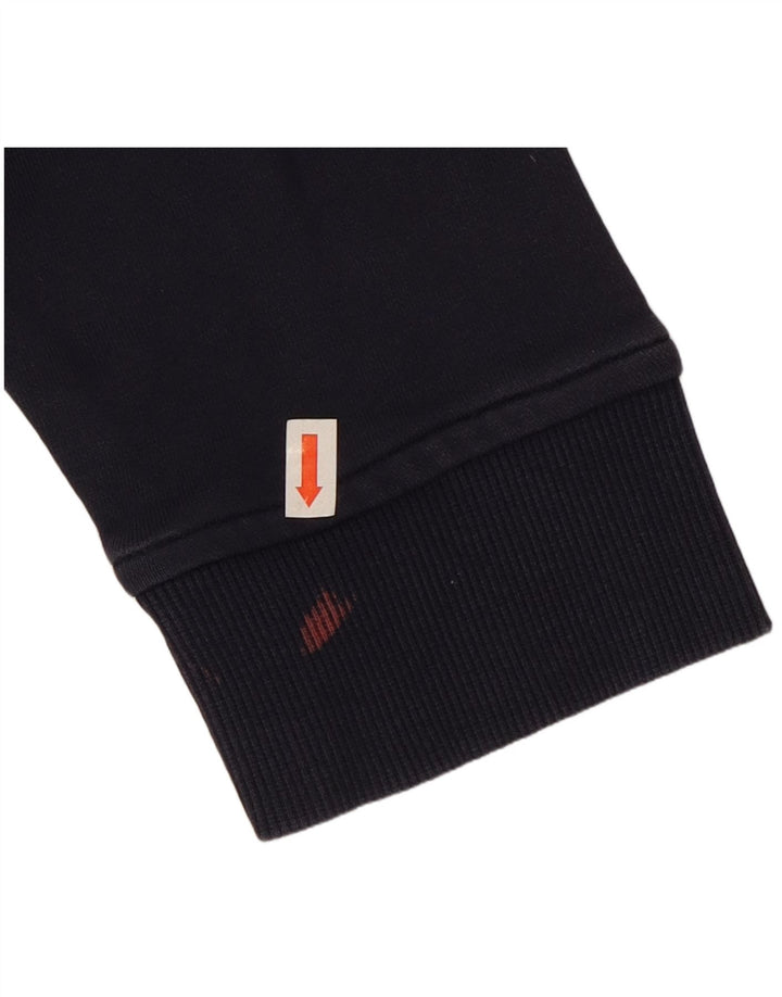 Lyle & Scott Mens Sweatshirt Jumper Large Navy Blue Cotton