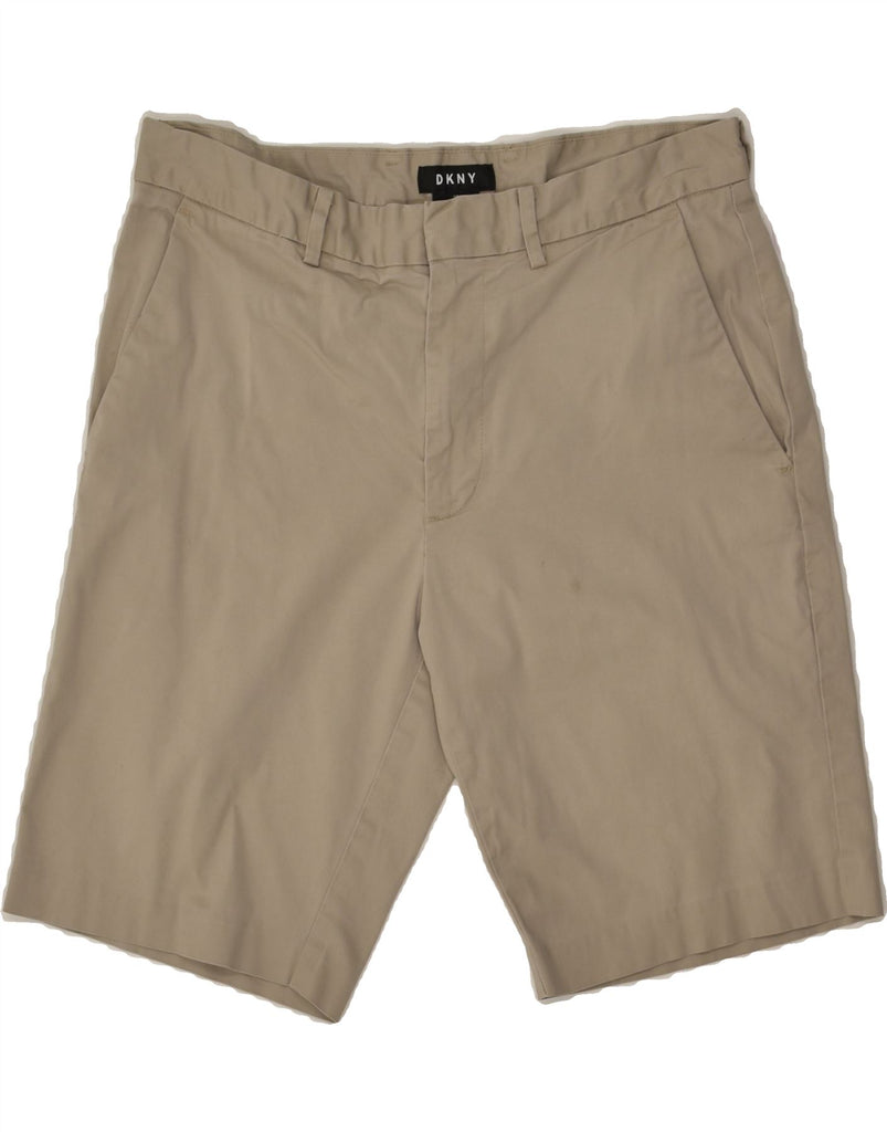 DKNY Mens Chino Shorts W32 Medium Beige Cotton | Vintage Dkny | Thrift | Second-Hand Dkny | Used Clothing | Messina Hembry 