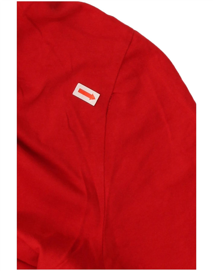 GUESS Mens Graphic T-Shirt Top Large Red Cotton