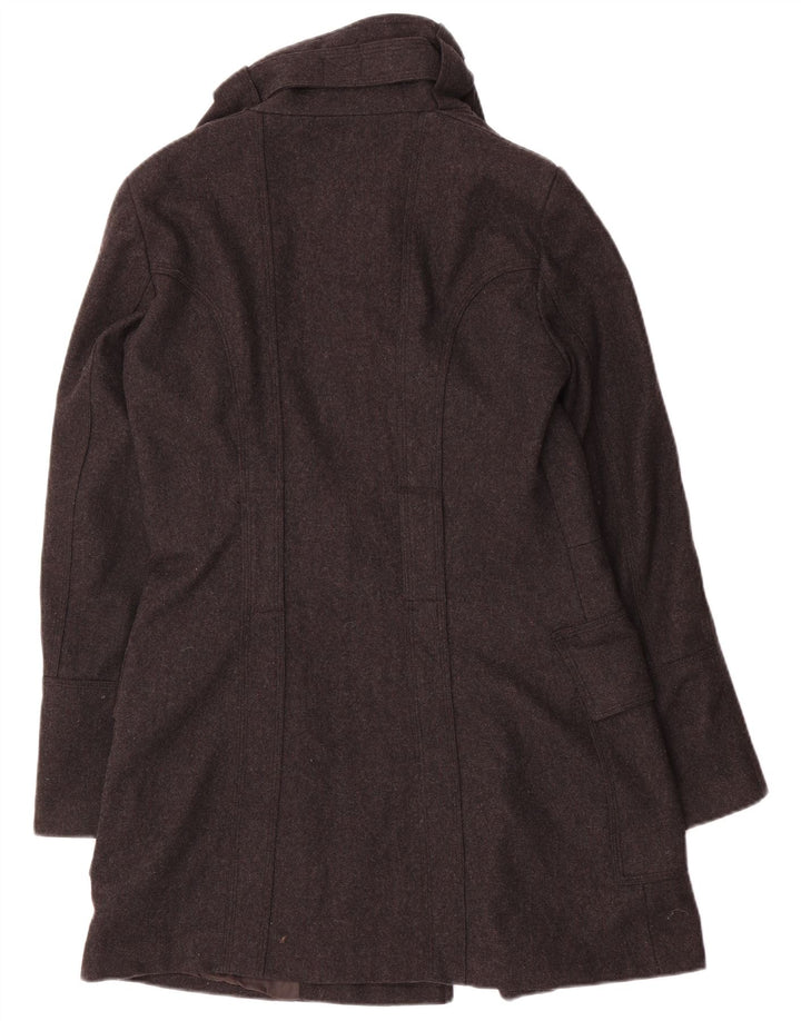 Zara Womens Overcoat UK 14 Large Grey Wool