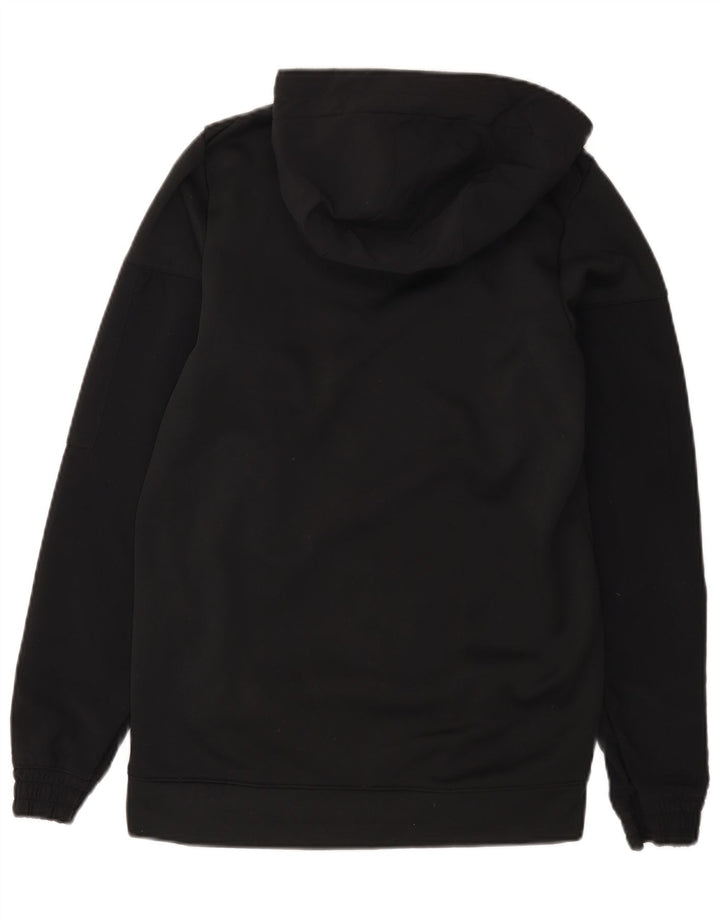 Nike Mens Dri Fit Zip Hoodie Sweater Small Black Polyester