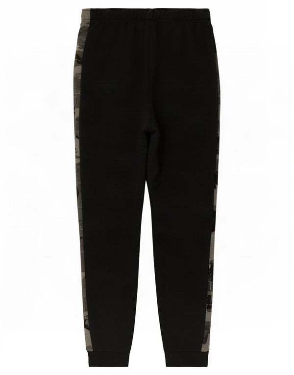 Nike Mens Dri Fit Tracksuit Trousers Joggers Medium Black Camouflage Cotton