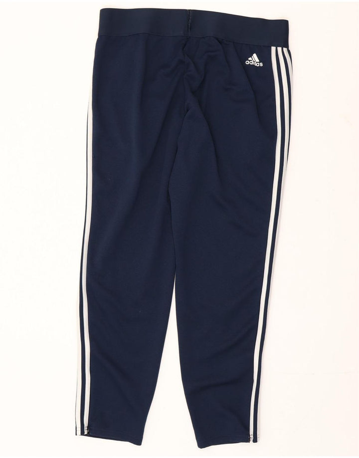 Adidas Womens Tracksuit Trousers UK 16/18 Large  Navy Blue Polyester