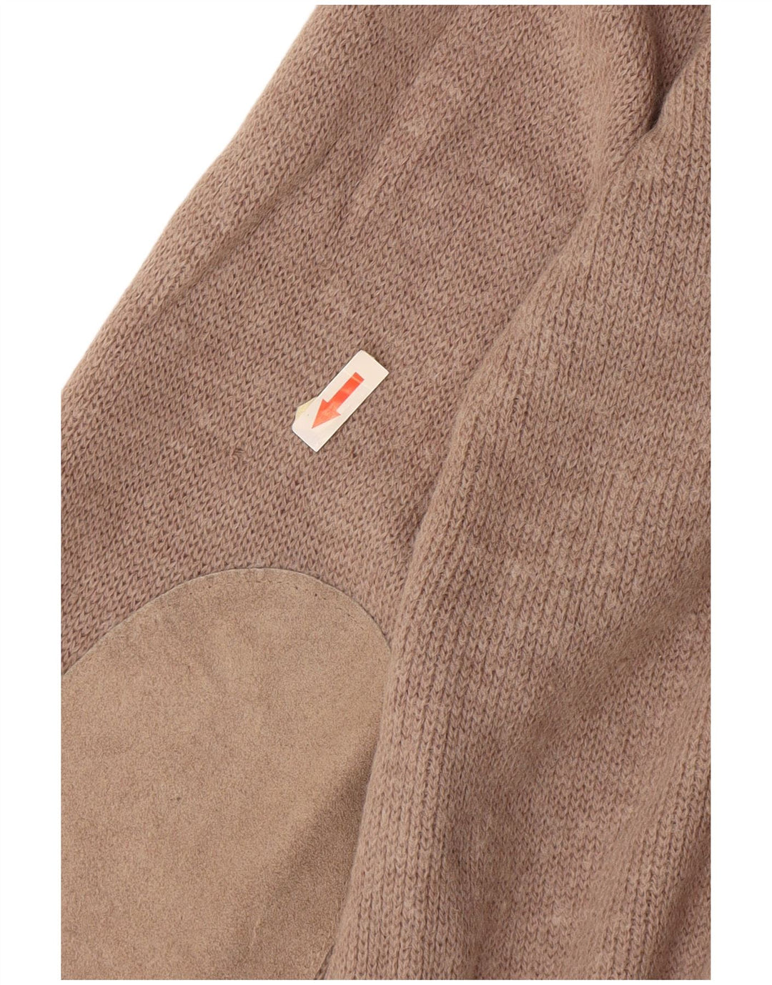 Vintage Mens Cardigan Sweater Large Brown Flecked