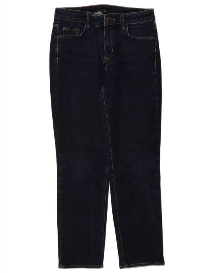 Massimo Dutti Womens Slim Jeans W28 L26 Navy Blue