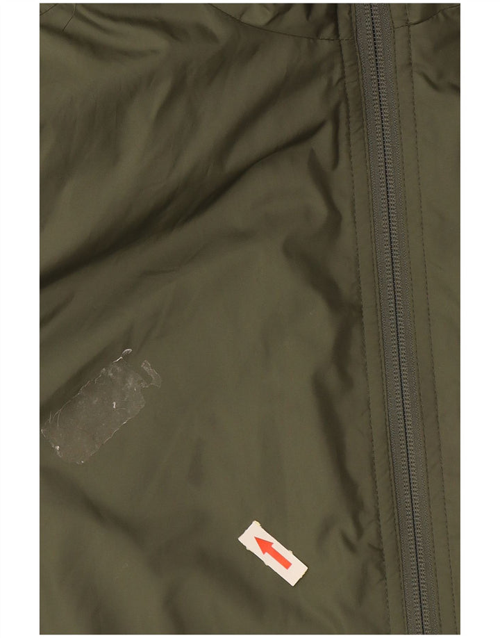 Lacoste Mens Hooded Gilet Size 46 XS Green Polyester