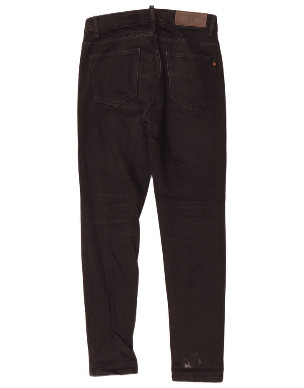 Zara Mens Skinny Jeans EU 38 Small W30 L31 Black Cotton