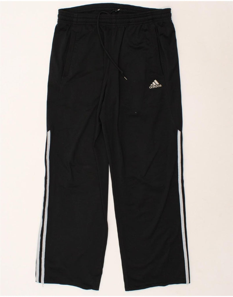 ADIDAS Mens Tracksuit Trousers Medium Black Polyester | Vintage Adidas | Thrift | Second-Hand Adidas | Used Clothing | Messina Hembry 