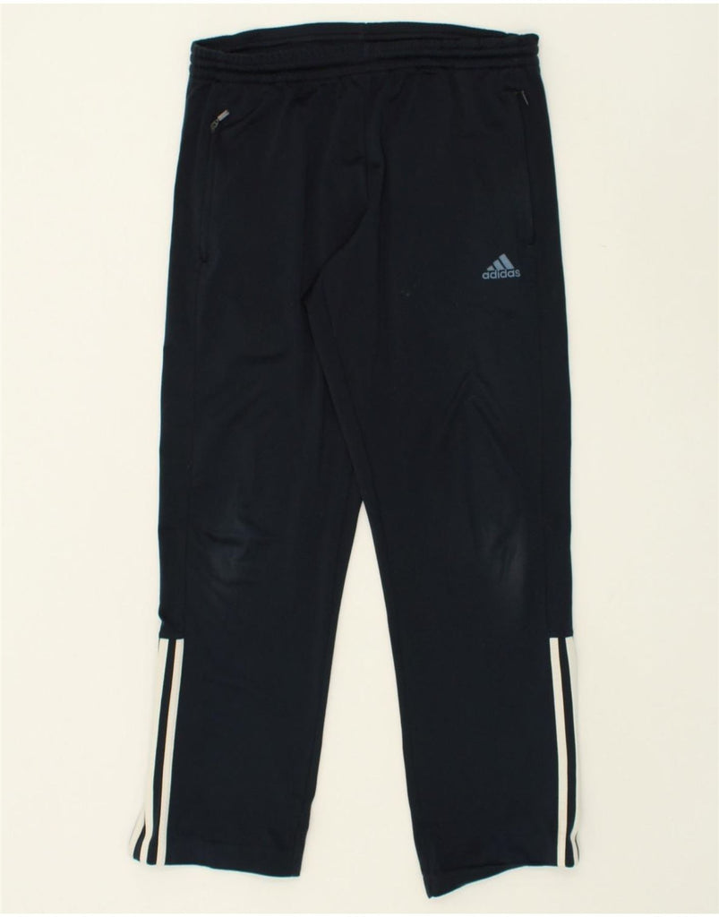 ADIDAS Mens Tracksuit Trousers Large Navy Blue Polyester | Vintage Adidas | Thrift | Second-Hand Adidas | Used Clothing | Messina Hembry 