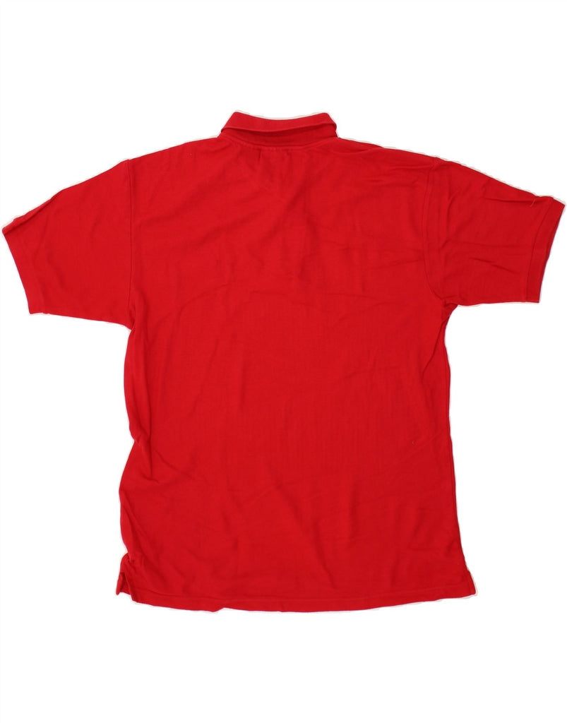 FILA Mens Polo Shirt Large Red Cotton Vintage Fila and Second-Hand Fila from Messina Hembry 