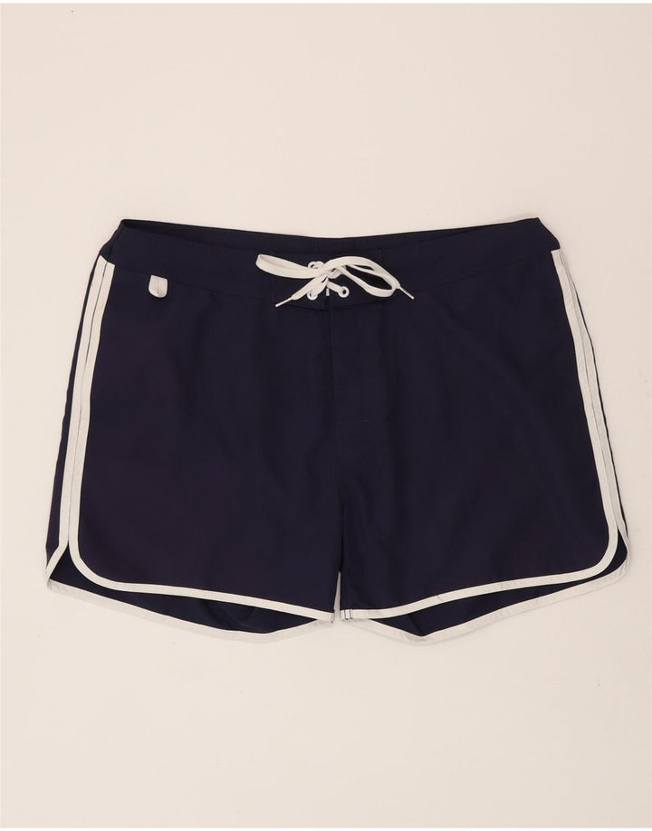 Sundek Mens Swimming Shorts XL  Navy Blue Polyester