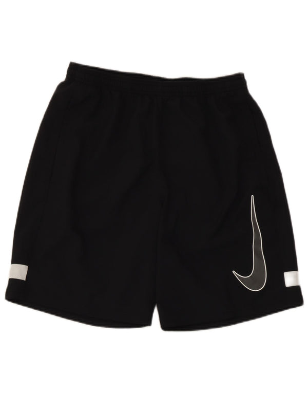 Nike Mens Dri Fit Graphic Sport Shorts Medium  Black Colourblock Polyester