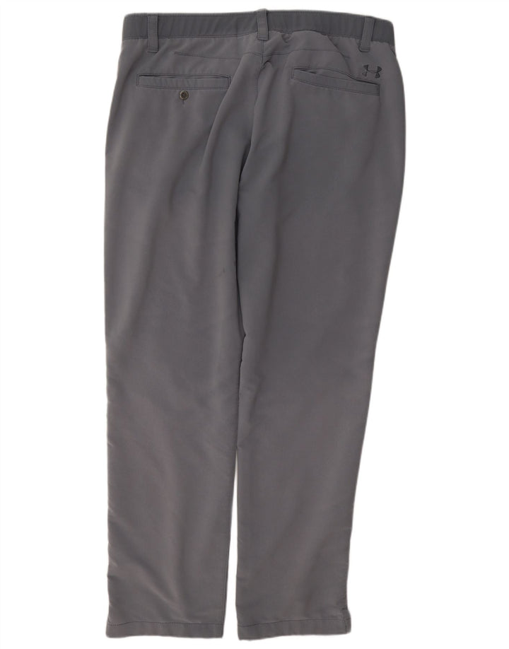 Under Armour Mens Straight Chino Trousers W38 L32 Grey
