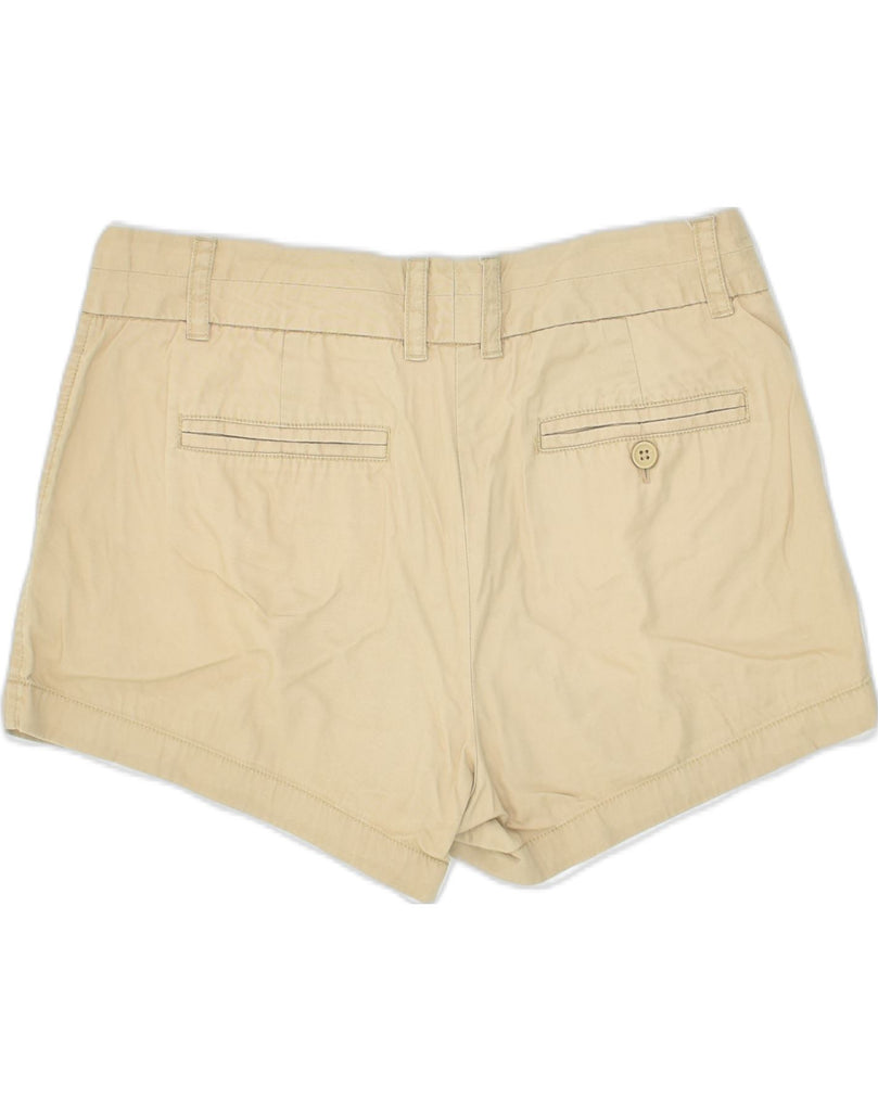 J. CREW Womens Chino Shorts US 6 Medium W34 Beige Cotton | Vintage J. Crew | Thrift | Second-Hand J. Crew | Used Clothing | Messina Hembry 