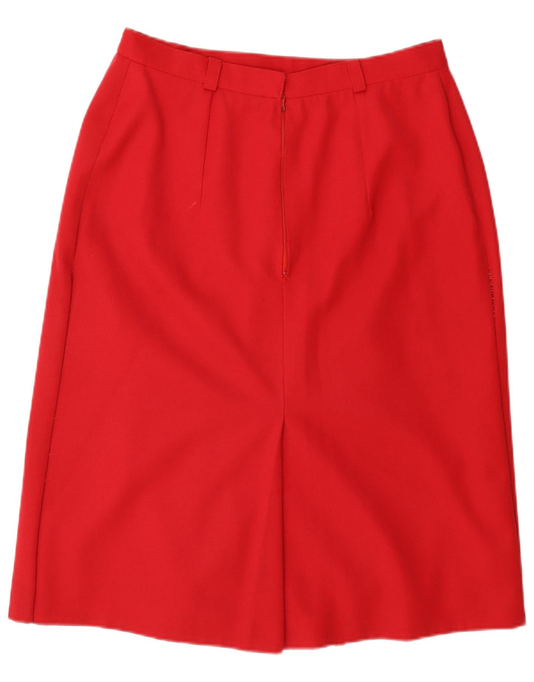 Vintage Womens A-Line Skirt W30 Medium Red Wool