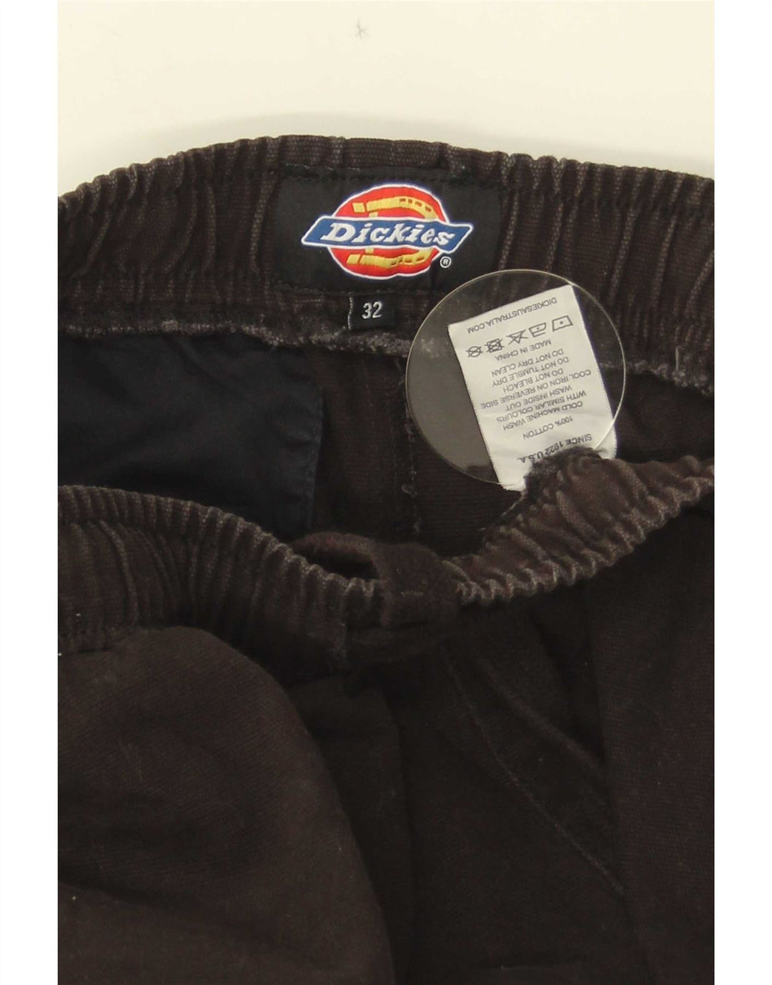 Dickies Mens Tapered Cargo Trousers  W32 L27 Black Cotton