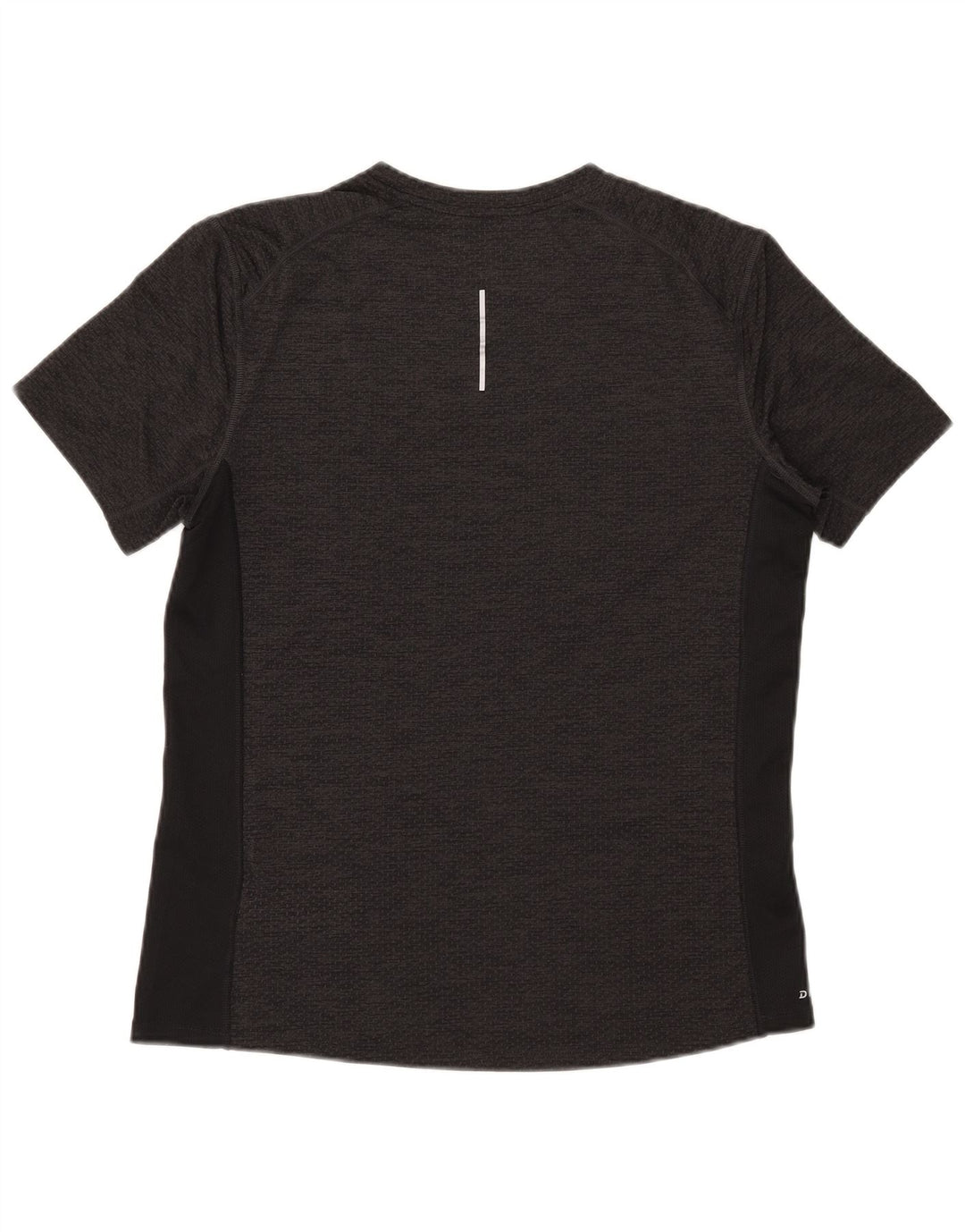 Nike Mens Dri Fit T-Shirt Top Medium Khaki Colourblock Polyester
