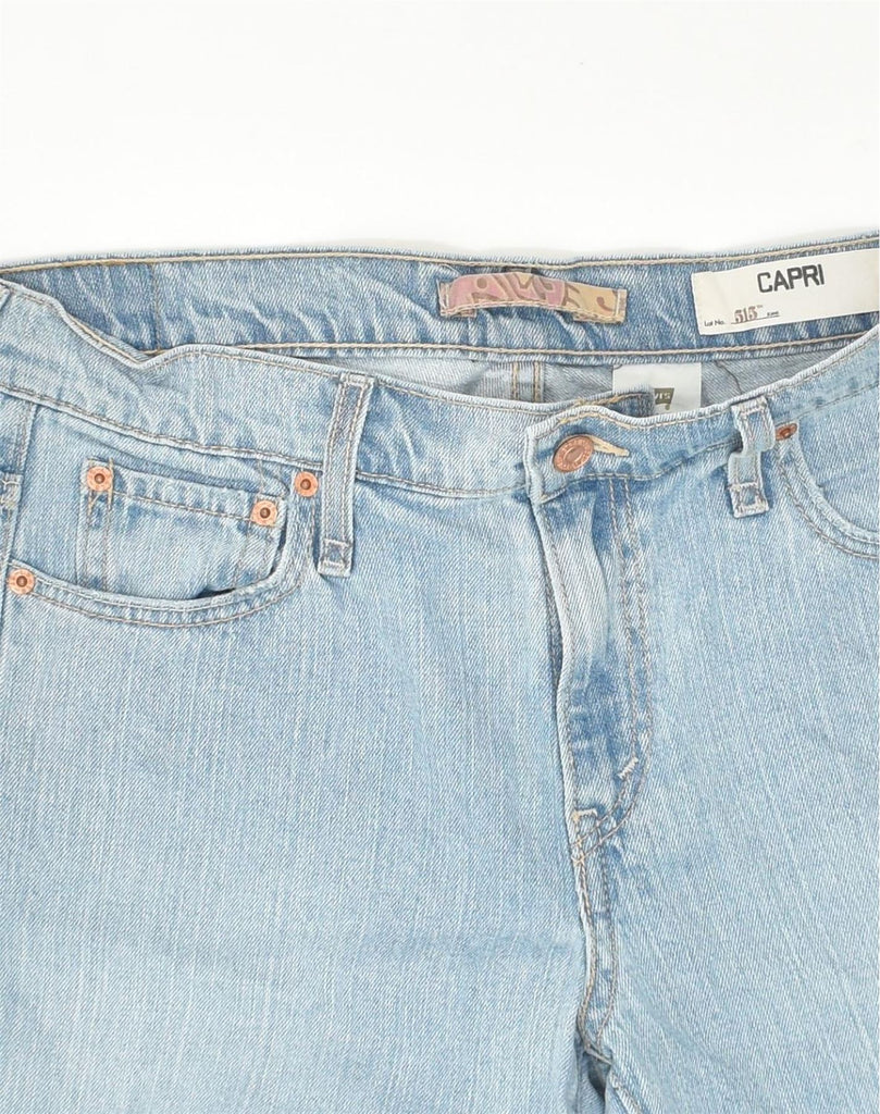 LEVI'S Mens 515 Capri Jeans US 12 Large W34 L20 Blue Cotton | Vintage Levi's | Thrift | Second-Hand Levi's | Used Clothing | Messina Hembry 