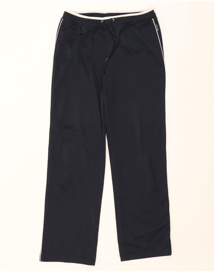 Champion Womens Tracksuit Trousers UK 14 Medium Navy Blue Polyester