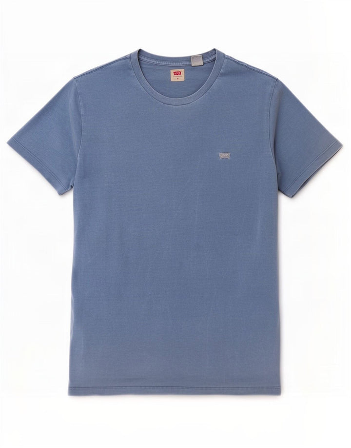 Levi's Mens T-Shirt Top Medium Blue Cotton