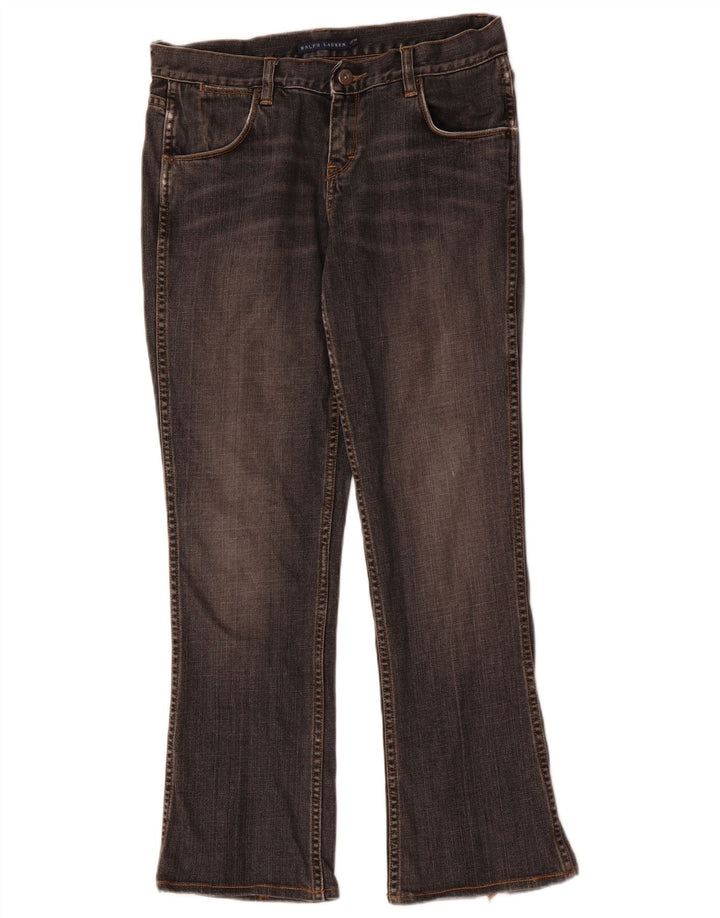 RALPH LAUREN Womens Bootcut Jeans W30 L29 Grey