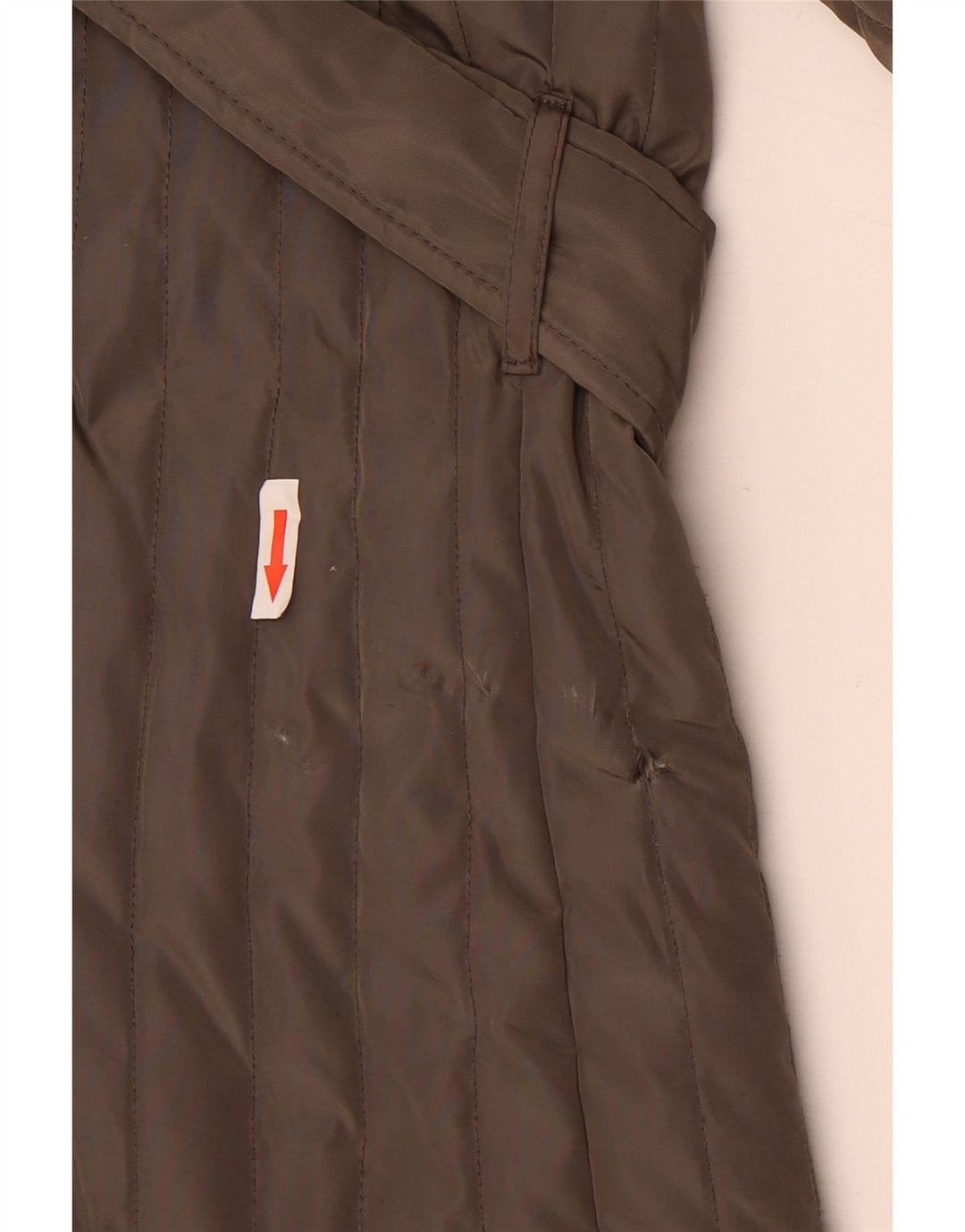 Michael Kors Womens Quilted Jacket UK 18 XL Brown Polyester