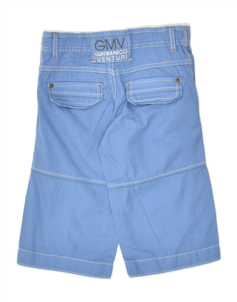 GIAN MARCO VENTURI Boys Chino Shorts 4-5 Years W22  Blue Cotton | Vintage Gian Marco Venturi | Thrift | Second-Hand Gian Marco Venturi | Used Clothing | Messina Hembry 