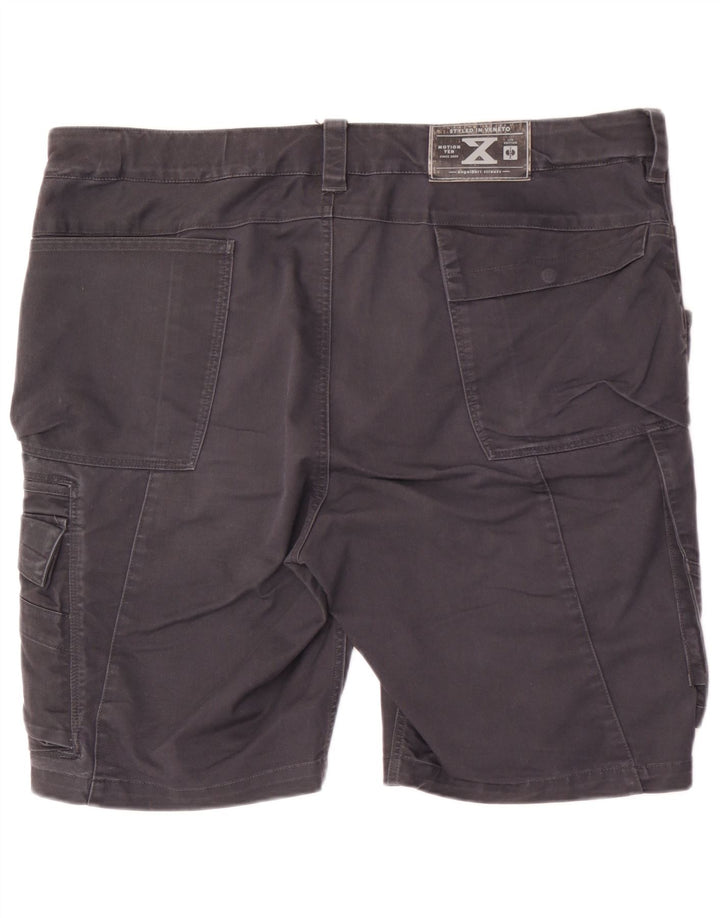 Engelbert Strauss Mens Cargo Shorts W46 3XL Black Cotton