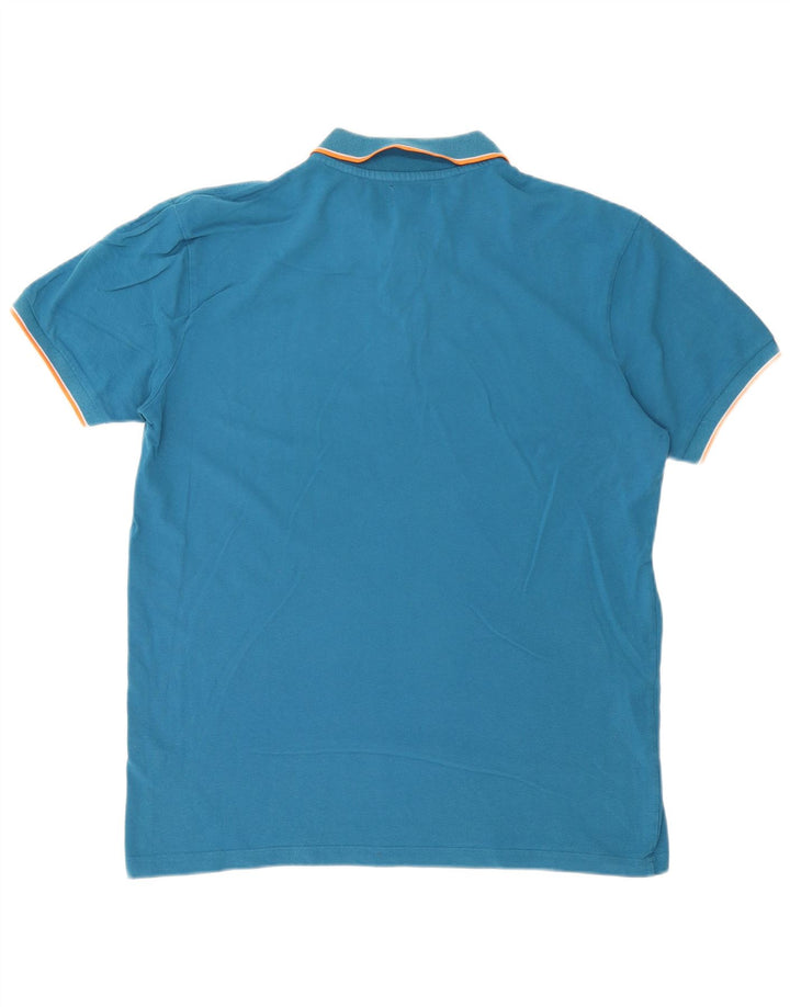 KAPPA Mens Polo Shirt 2XL Blue Cotton