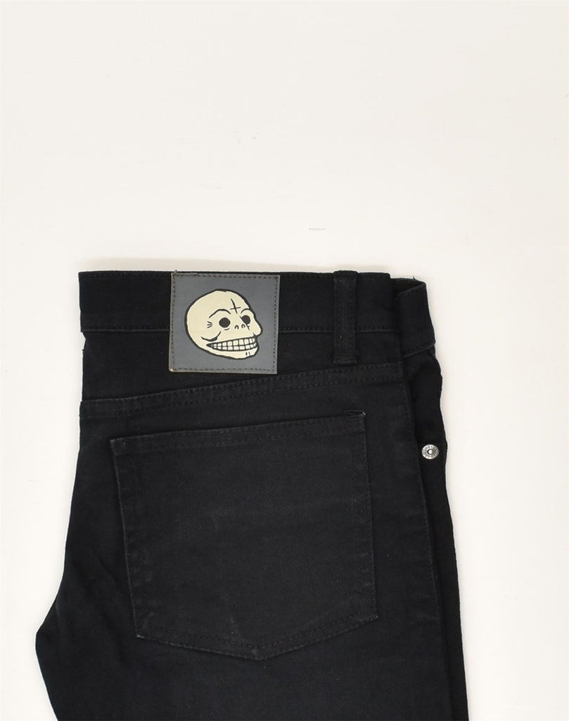 CHEAP MONDAY Womens Capri Jeans W30 L22 Black Cotton | Vintage Cheap Monday | Thrift | Second-Hand Cheap Monday | Used Clothing | Messina Hembry 