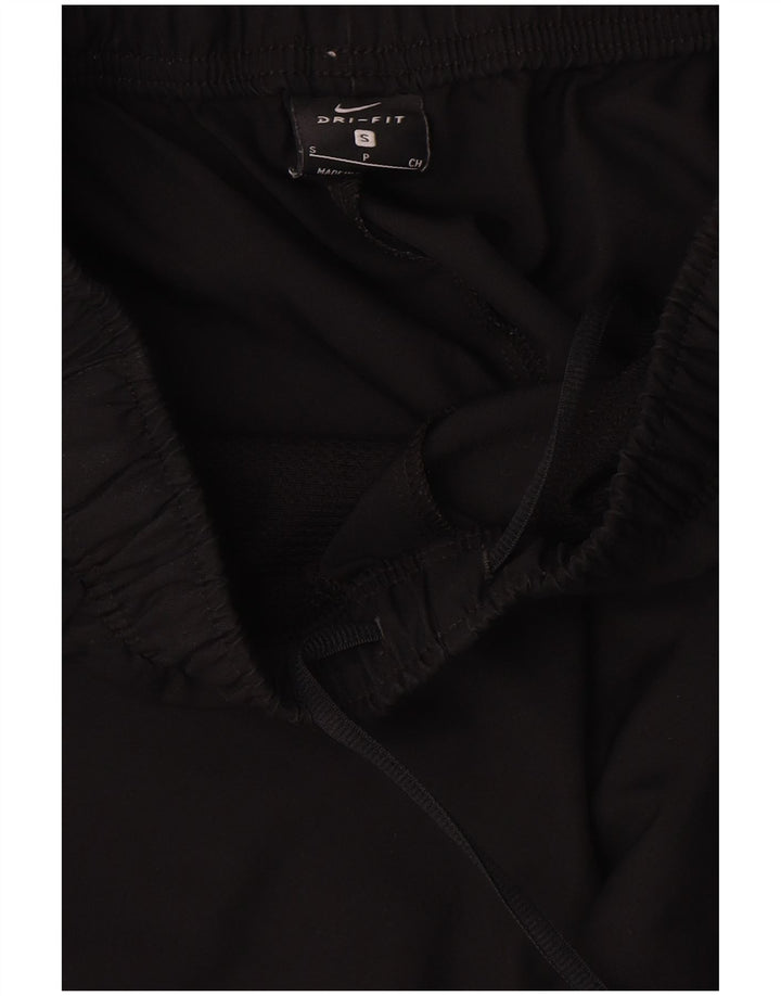 NIKE Womens Dri Fit Tracksuit Trousers UK 8 Small  Black Polyester