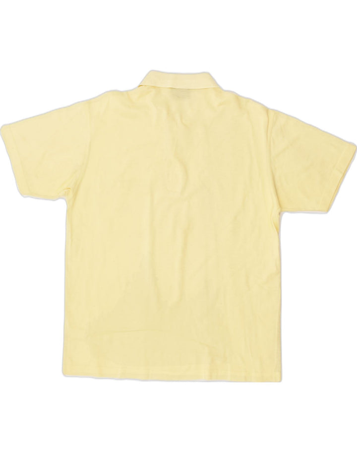 NAVIGARE Mens Polo Shirt Large Yellow Cotton | Vintage Navigare | Thrift | Second-Hand Navigare | Used Clothing | Messina Hembry 