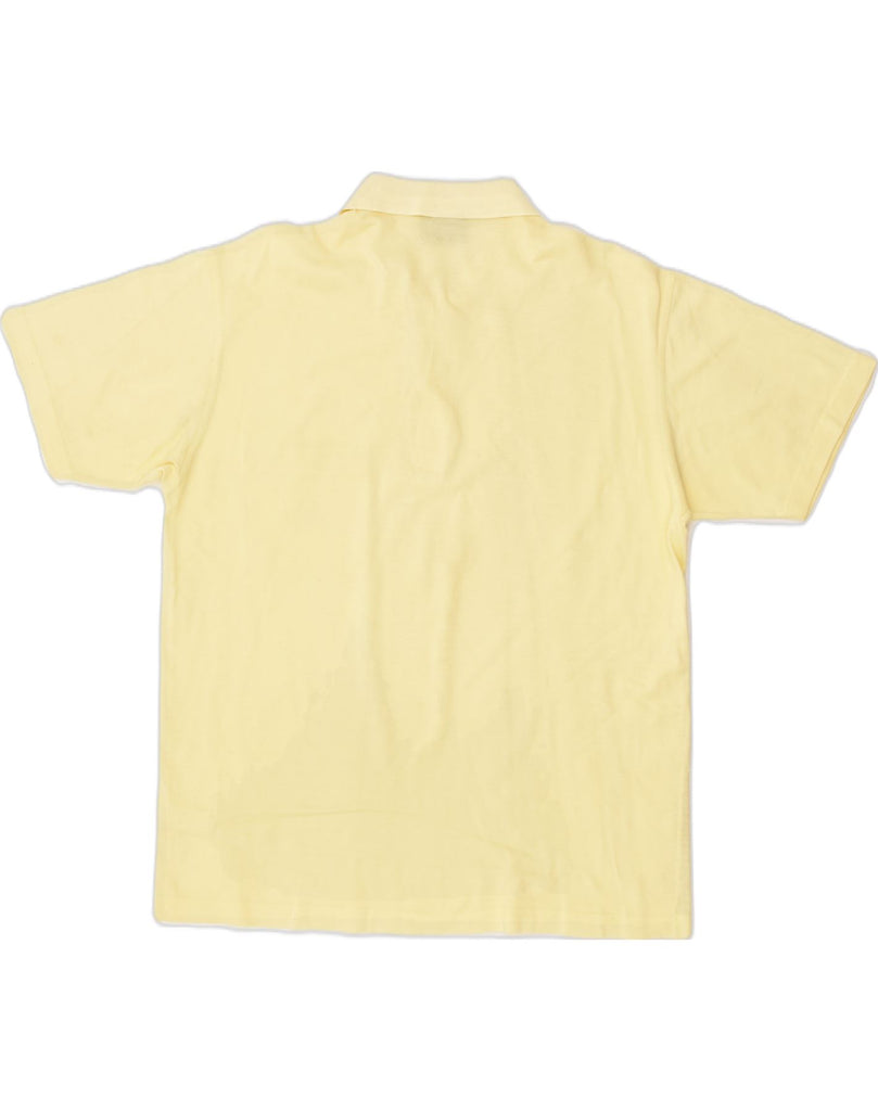 NAVIGARE Mens Polo Shirt Large Yellow Cotton | Vintage Navigare | Thrift | Second-Hand Navigare | Used Clothing | Messina Hembry 