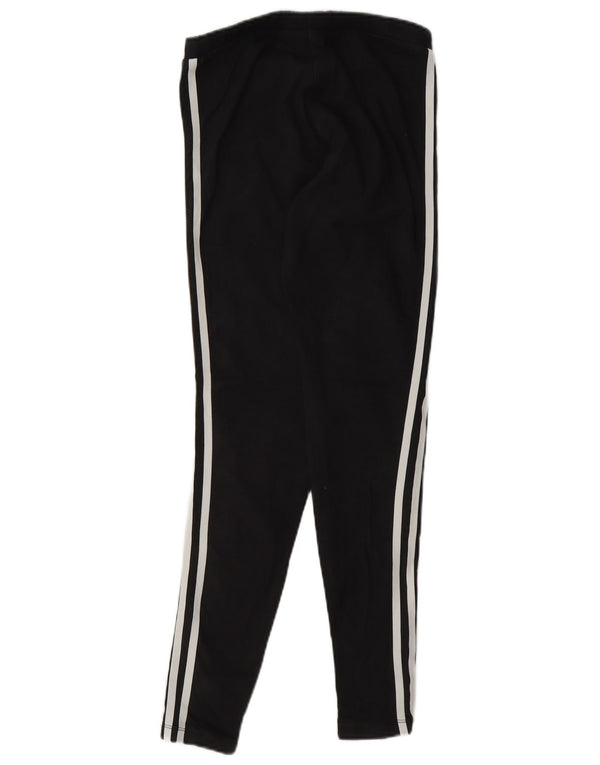 Adidas Womens Leggings UK 10 Small Black Cotton