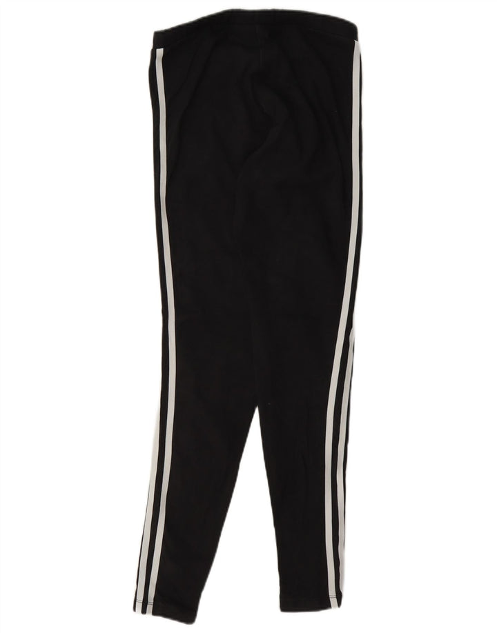 Adidas Womens Leggings UK 10 Small Black Cotton