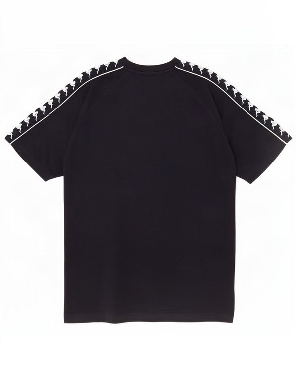 Kappa Mens Graphic T-Shirt Top Large Navy Blue Cotton