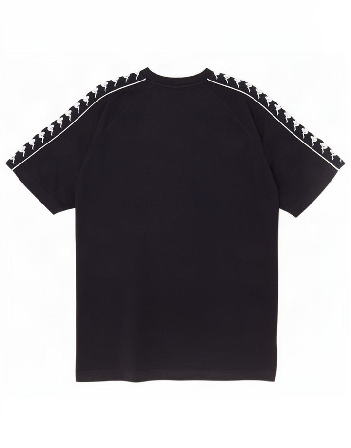Kappa Mens Graphic T-Shirt Top Large Navy Blue Cotton