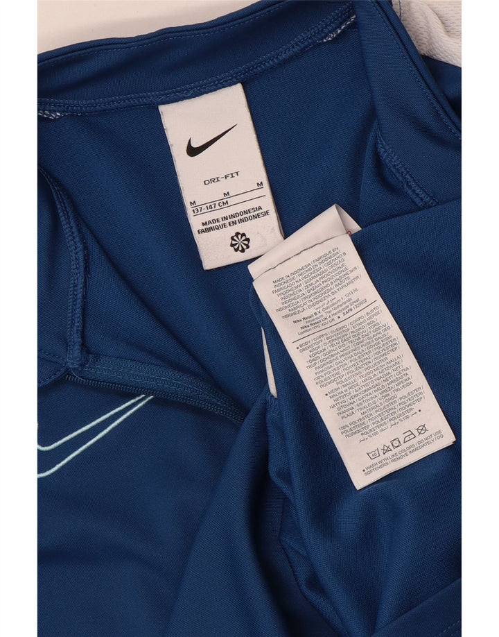 Nike Boys Dri Fit Pullover Tracksuit Top 10-11 Years Medium Blue