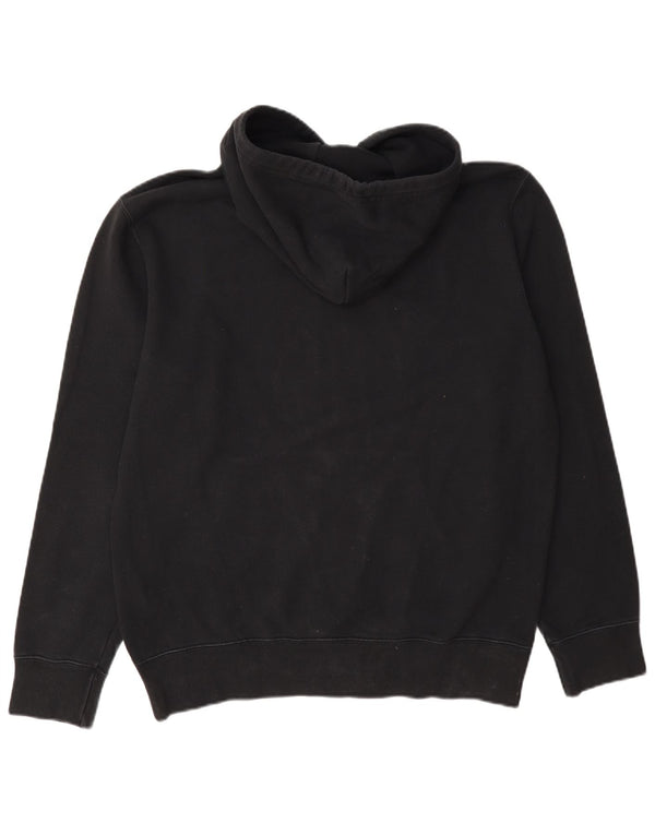 Champion Mens Hoodie Jumper Large Black Cotton