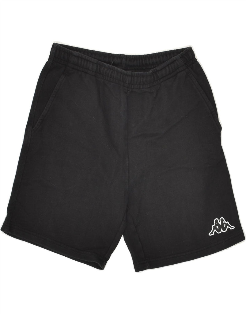 KAPPA Boys Graphic Sport Shorts 11-12 Years Black | Vintage Kappa | Thrift | Second-Hand Kappa | Used Clothing | Messina Hembry 