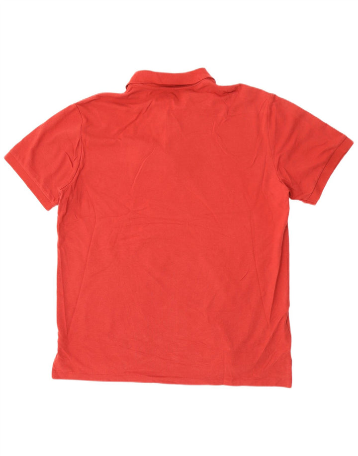 Eddie Bauer Mens Polo Shirt XL Red Cotton